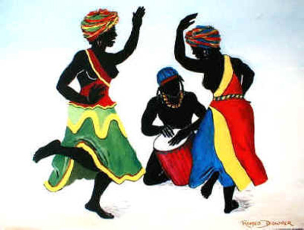 Ebony Dancers II Poster