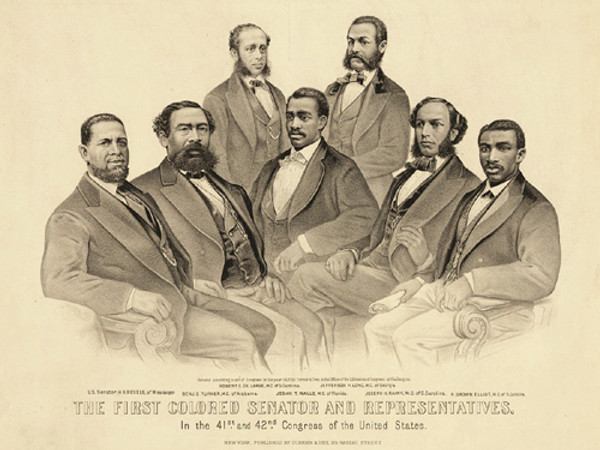 First Colored Senators and Representatives Poster