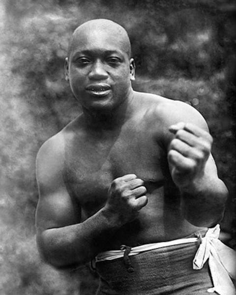 Boxer Jack Johnson, Early Portrait c. 1909 Poster