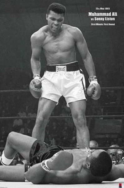 Muhammad Ali vs. Sonny Liston (vertical) Poster