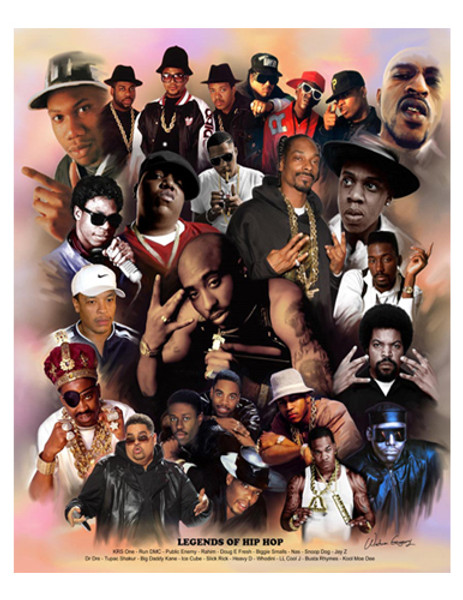 Legends of Hip Hop Poster