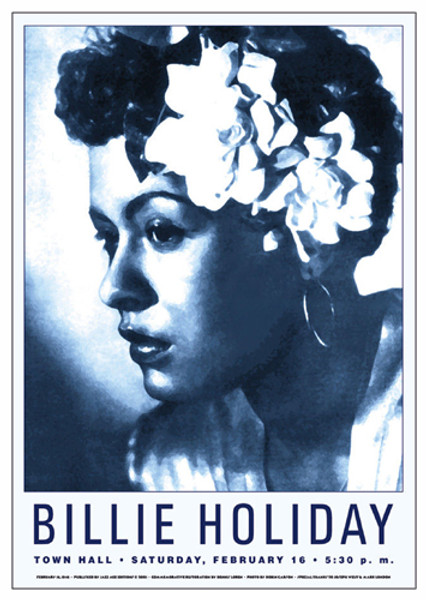 Billie Holiday: Town Hall NYC, 1946 Poster