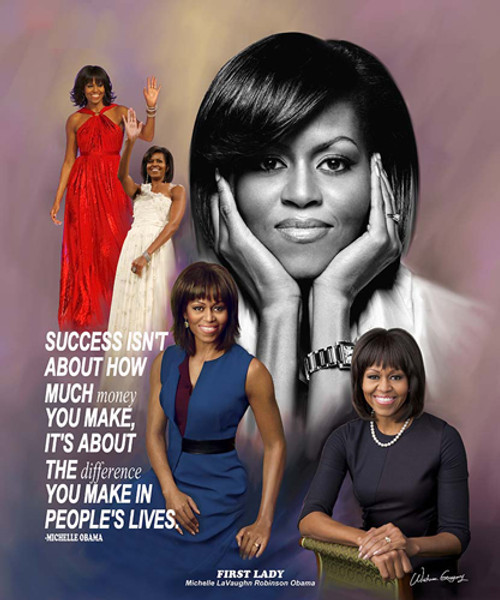 First Lady Michelle Obama Poster