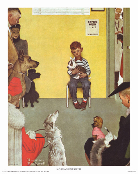 Waiting For the Vet (mini) Poster