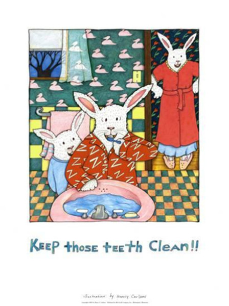 Keep Those Teeth Clean Poster