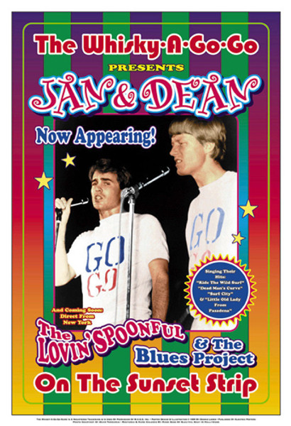 Jan & Dean, 1965: Whisky-A-Go-Go, Los Angeles Poster