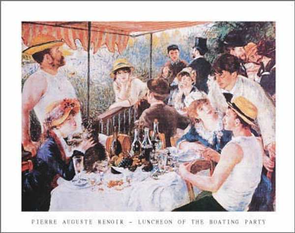 Luncheon at a Boating Party Poster