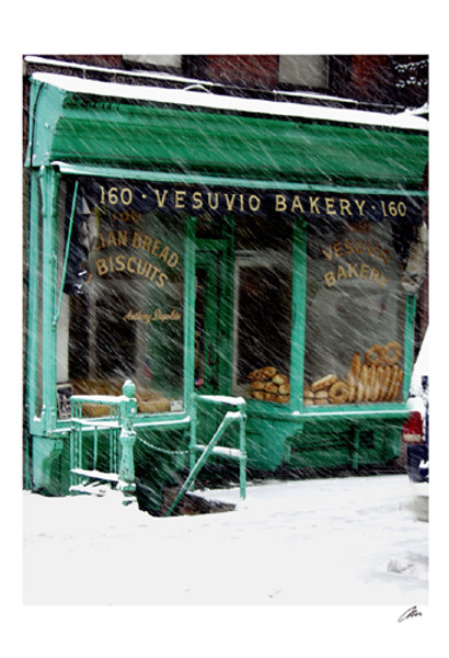 Vesuvio Bakery, Winter Poster