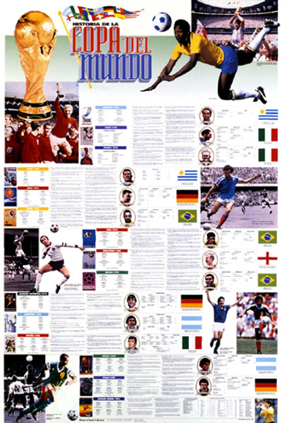 History of the World Cup: 1930-1994 (Spanish Language) Poster