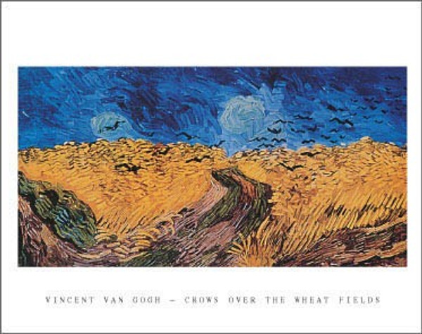 Crows Over the Wheat Field Poster
