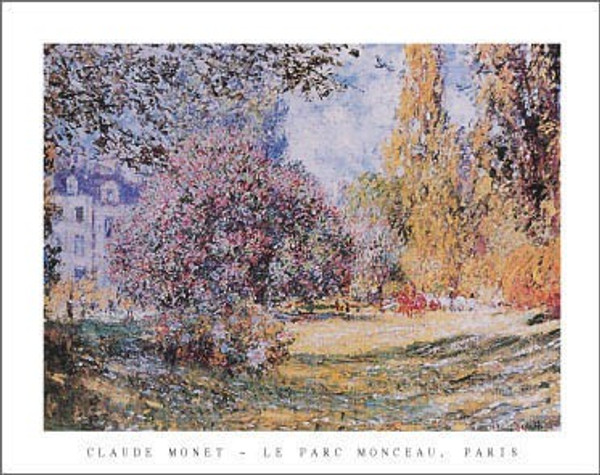 Le Parc Monceau, Paris Poster