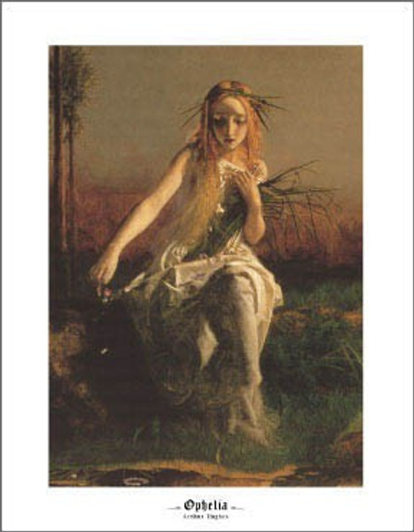 Ophelia (Detail) Poster
