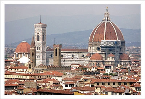 Duomo View from Piazzale Michelangelo Poster