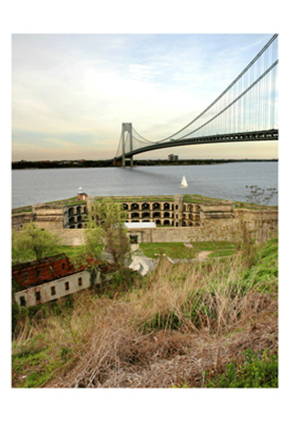 Fort Wadsworth by Verrazano Bridge Poster