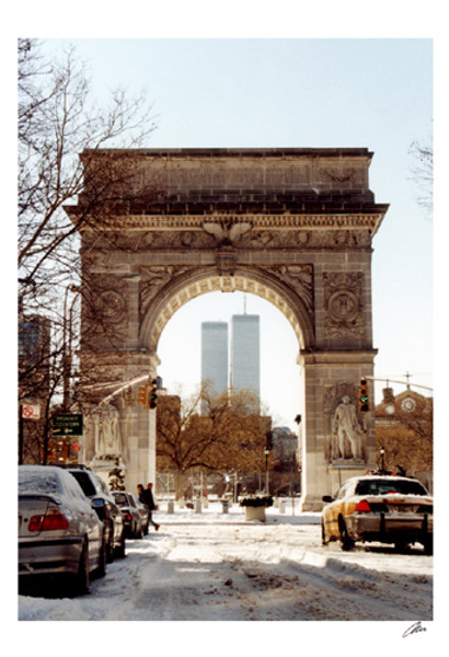 Washington Square Arch (Color) Poster