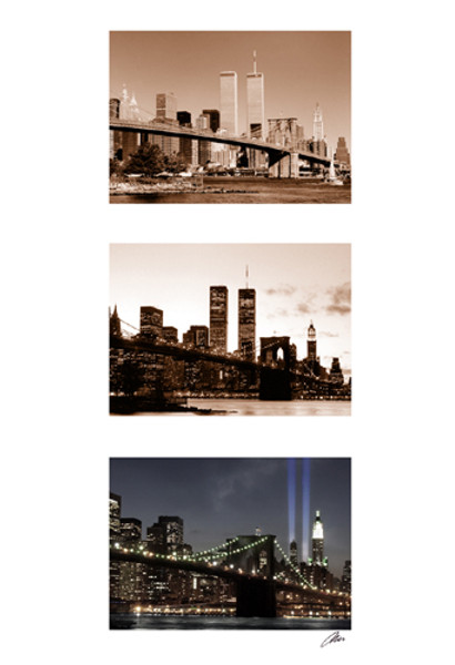 WTC Memorial Triptych Poster