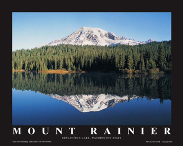 Mount Rainier, Reflection Lake, Washington Poster