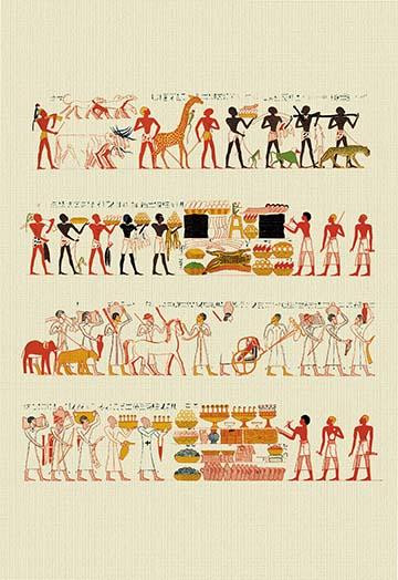 Tributaries from the Tomb of Rekhmara at Thebes