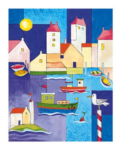 Harbour Scene II Poster