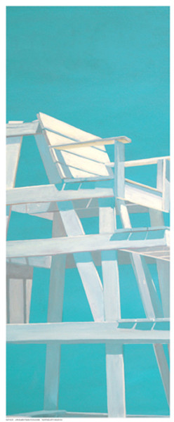 Life Guard Stand (turquoise) Poster