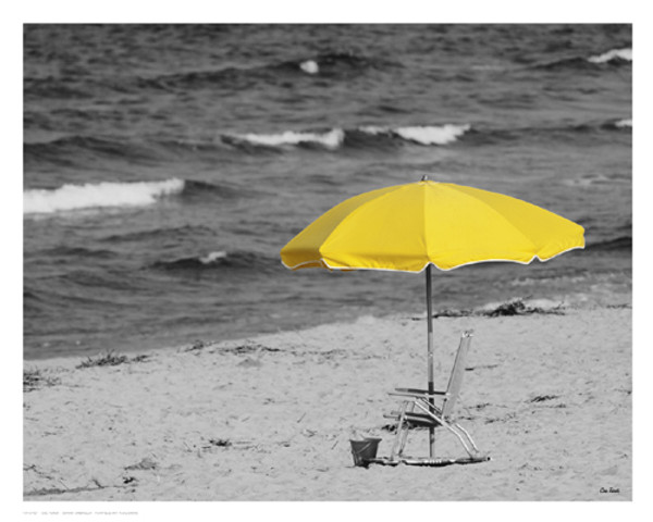 Sunny Umbrella Poster