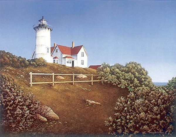 Wood's Hole Lighthouse Poster