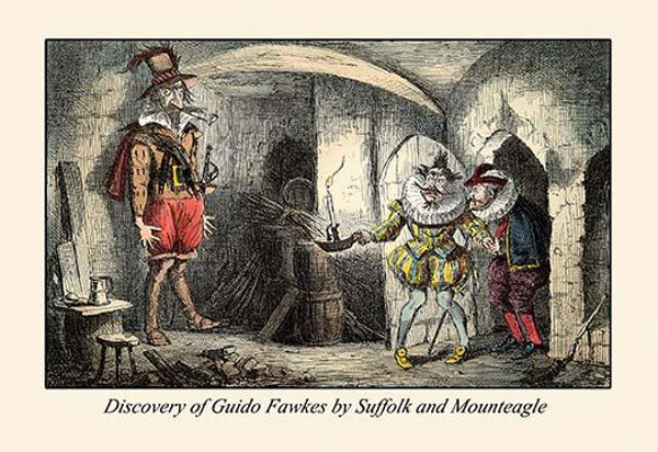 Discovery of Guido Fawkes by Suffolk and Mounteagle