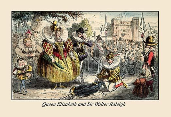 Queen Elizabeth and Sir Walter Raleigh