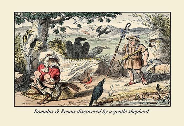 Romulus and Remus Discovered by a Gentle Shepherd