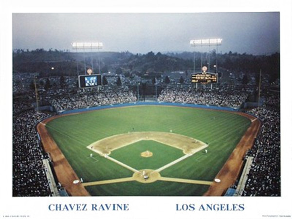 Chavez Ravine, Dodgers' Stadium Poster