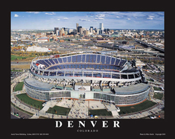 Denver Broncos, New Invesco Field at Mile High, Denver, Colorado Poster