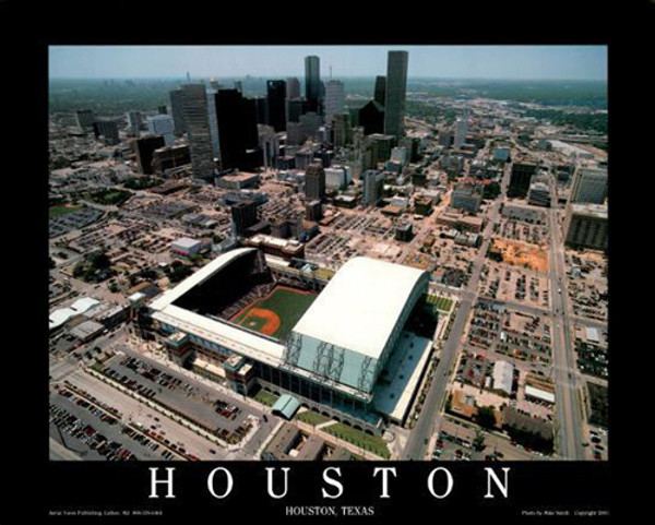 Houston, Texas - Enron Field Poster