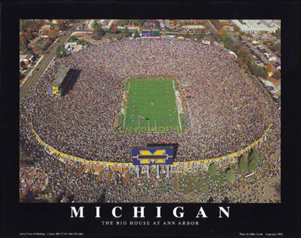 Michigan Stadium - University of Michigan, Ann Arbor1 Poster