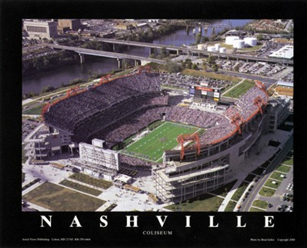 Nashville, Tennessee - Titans at Coliseum Poster