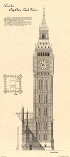 Big Ben, Clock Tower Poster