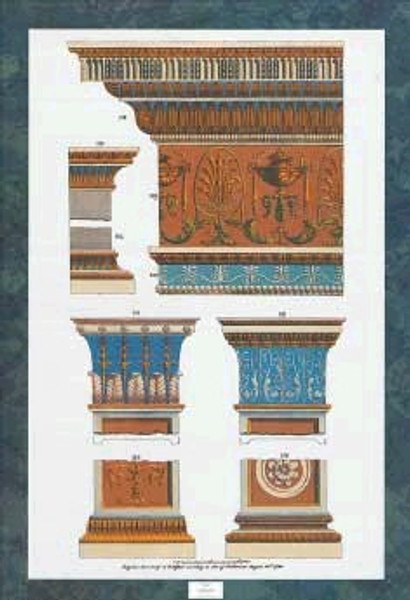 Capitals, Columns, Cornices & Pilasters Poster