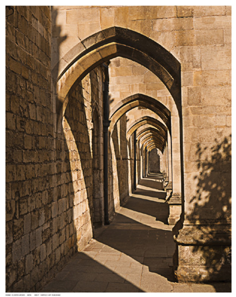 Cloister Arches Poster