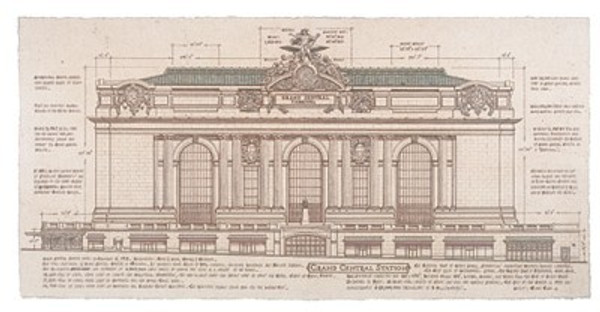 Grand Central Station, Facade (small) Poster