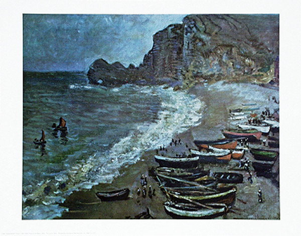 Boats on the Beach, 1883 Poster