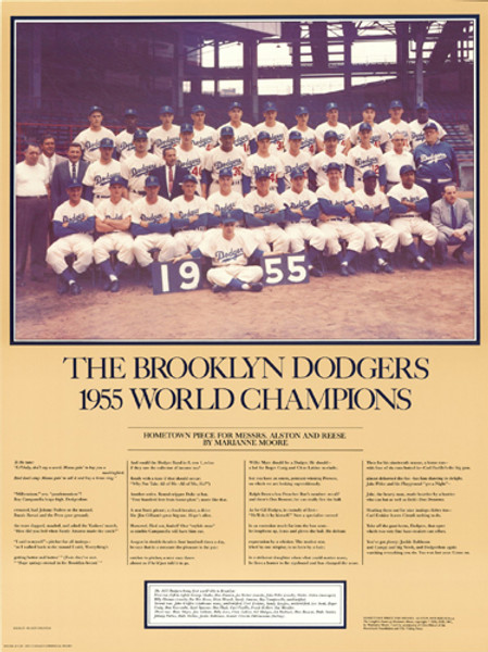 Brooklyn Dodgers, 1955 Poster