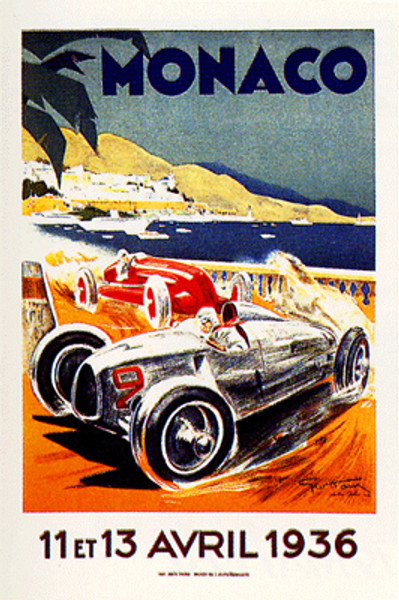 Monaco, 1936 Poster