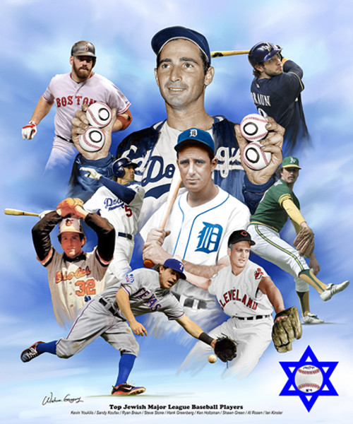 Top Jewish Major League Baseball Players1 Poster