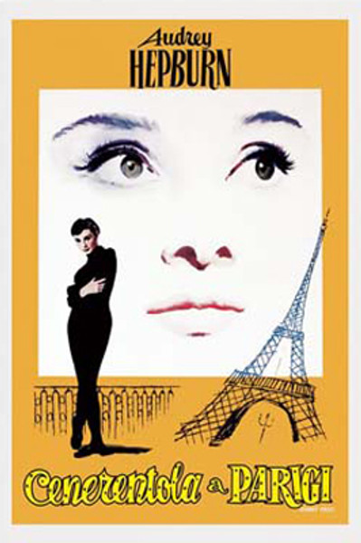 Audrey Hepburn, Funny Face (Italian) Poster