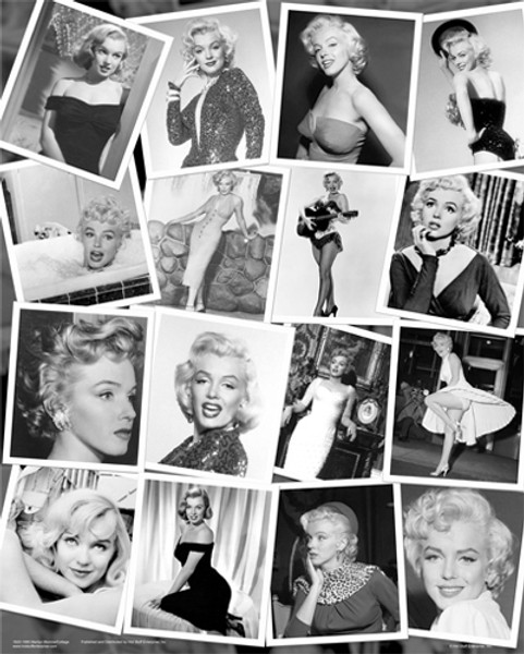 Marilyn Monroe Collage Poster