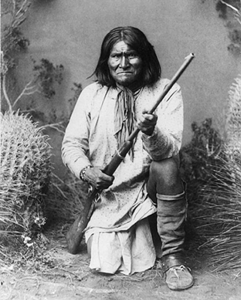 Native American Apache Warrior Geronimo, 1886 Poster