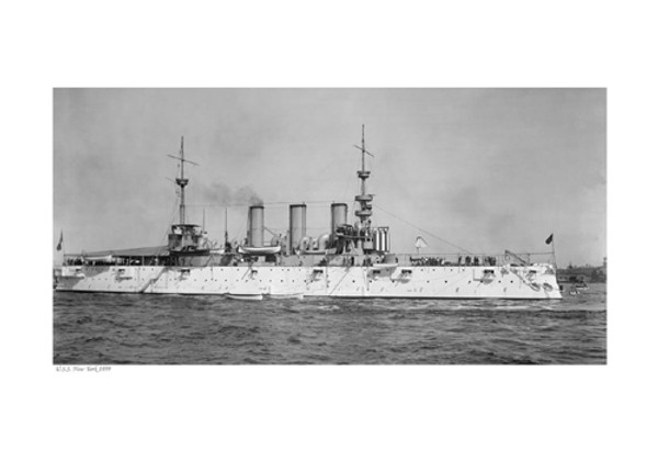 USS New York, 1899 Poster