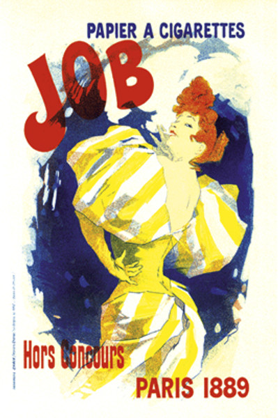 Job Papier a Cigarettes Poster