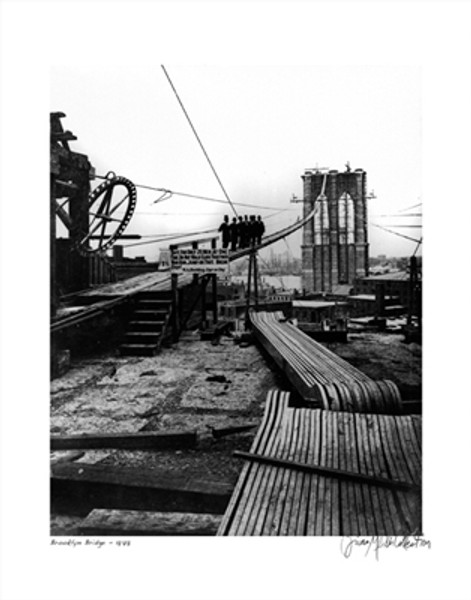 Brooklyn Bridge, 1878 Poster