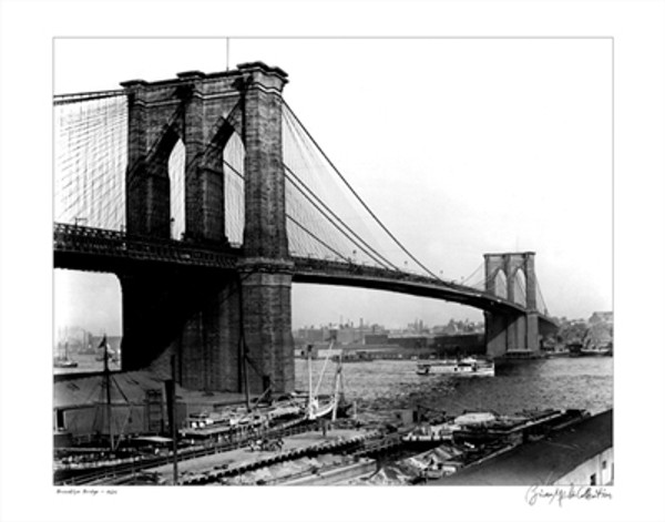 Brooklyn Bridge, New York, 1905-1 Poster