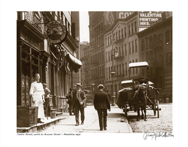 Centre Street North to Broome Street, Manhattan, 1907 Poster